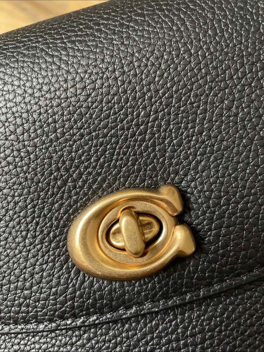 Coach Cassie 19 in Black Pebbled Leather - Picture 10 of 14